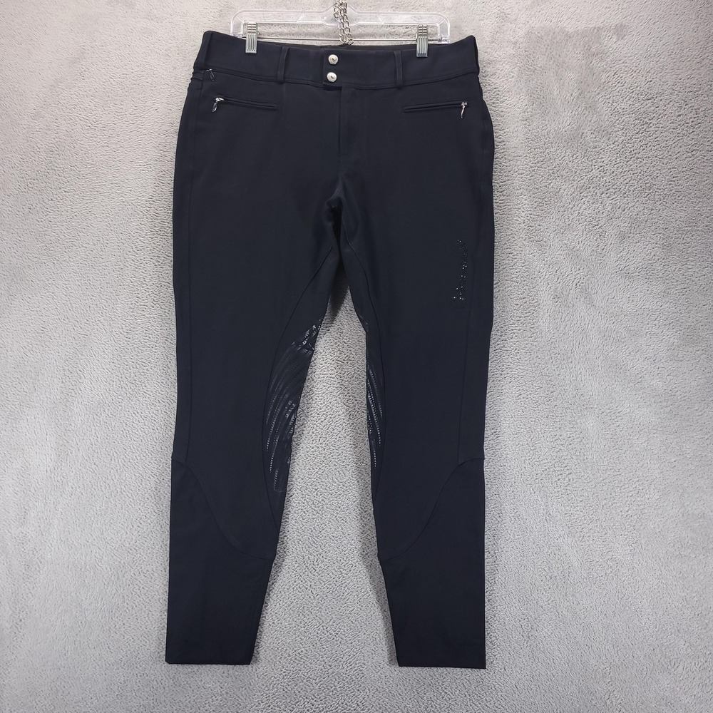 Samshield Pants Womens‎ 34 Black Premium Line Riding Breeches Zip Pockets Grip
